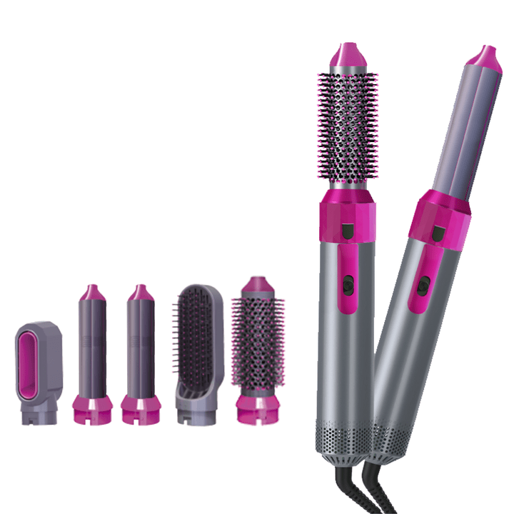 5-in-1 Hair Styler Hot Air Brush – Salon Style at Home